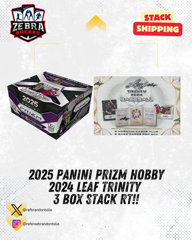 ZB 25599: 2025 Prizm/2024 Leaf Trinity 2 Box Stack Mixer