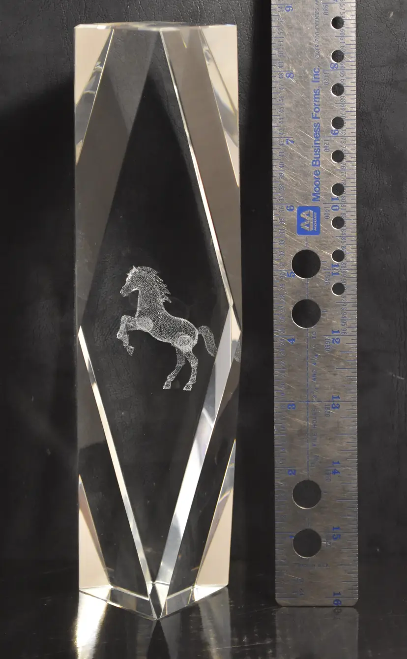 Equestrian Horse Themed Collectible Crystal