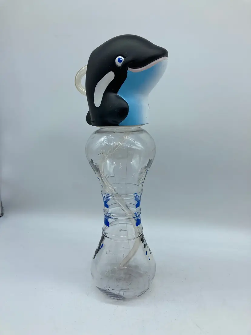 Plastic Whale Water Bottle