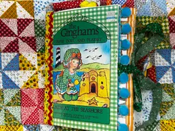 Katie By the Seashore Vintage Ginghams Paper Doll Journal | Art journal|Scrapbook| Junk Journal