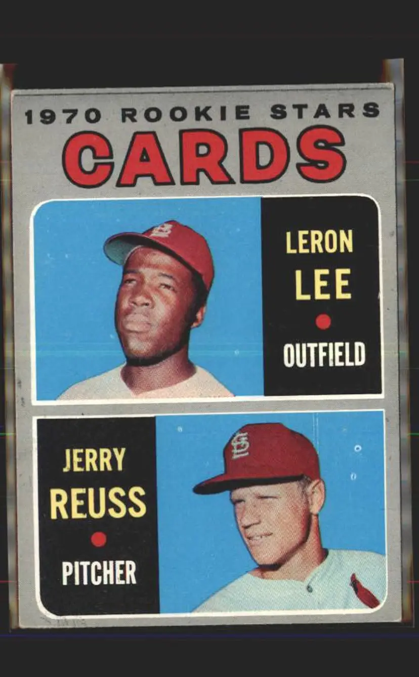 Cards 1970 Rookie Stars (Leron Lee / Jerry Reuss) 1970 Topps #96 - () - St. Louis Cardinals