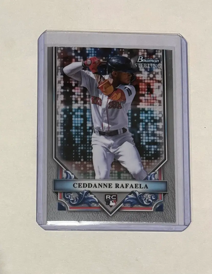 Ceddanne Rafaela RC Bowman Sterling Boston Red Sox