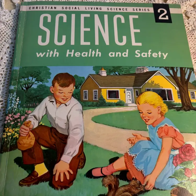 Vintage 1964 "Science with Health and Safety" #2 Children's School Workbook