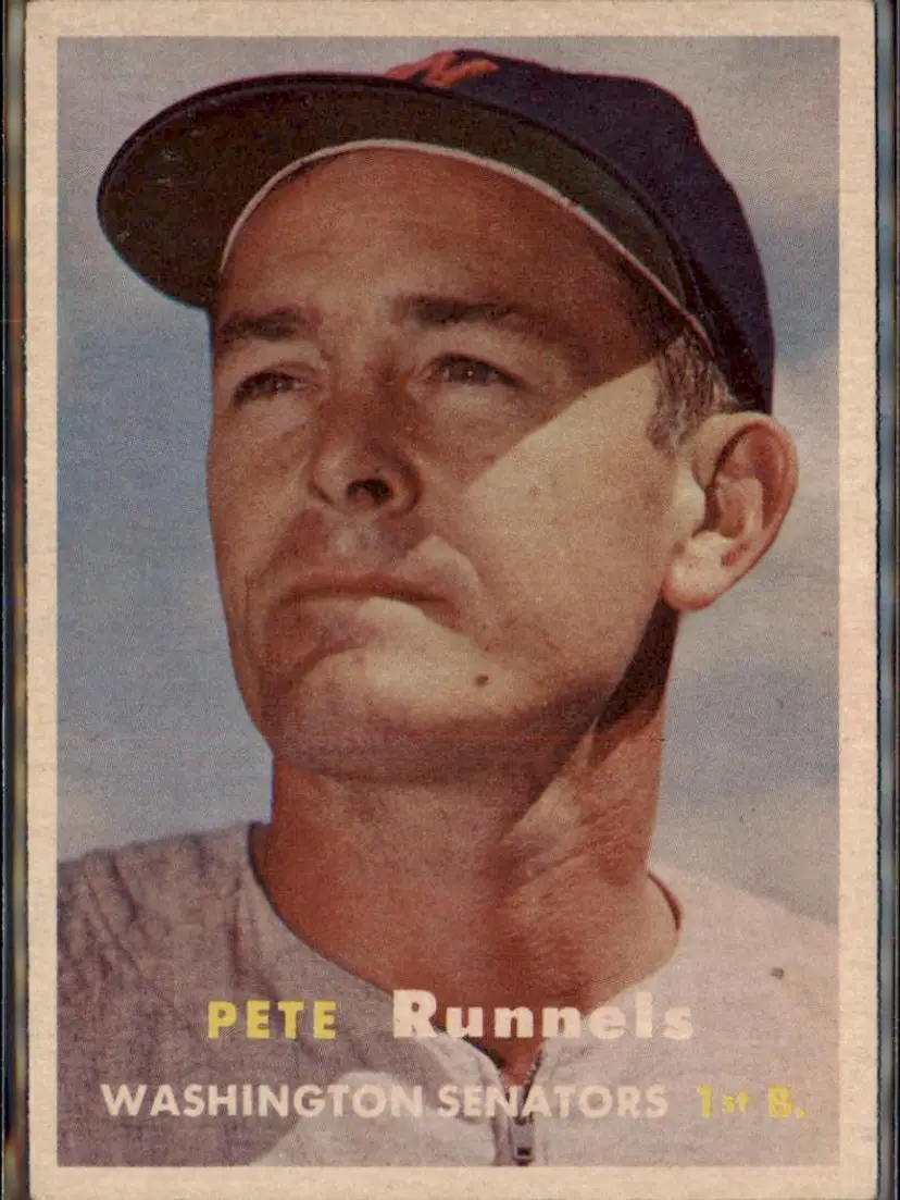 1957 Topps #64 Pete Runnels - ( pk1 ) - Washington Senators