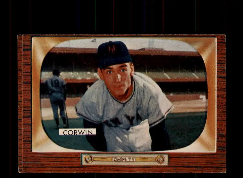 1955 Bowman #122 Al Corwin - (pk-tl3) - New York Giants