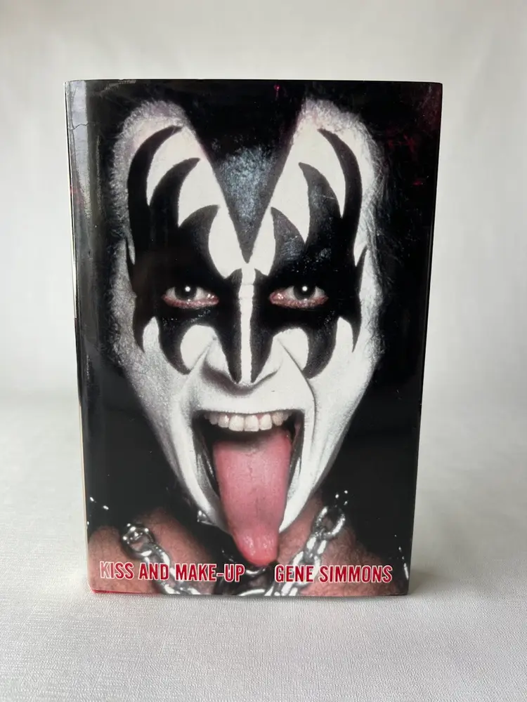 Gene Simmons "KISS and Make-up" Hardcover Book 1st Edition KISS Rock Biograpy