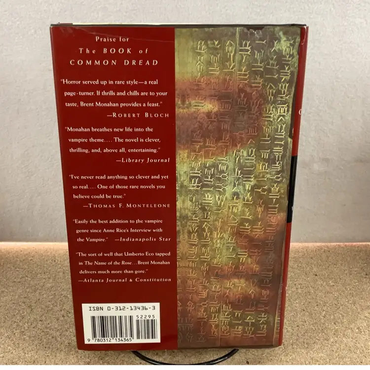 The Blood of the Covenant | A Novel of the Vampires | Brent Monahan | St Martin’s Press First Edition Hardcover 1995