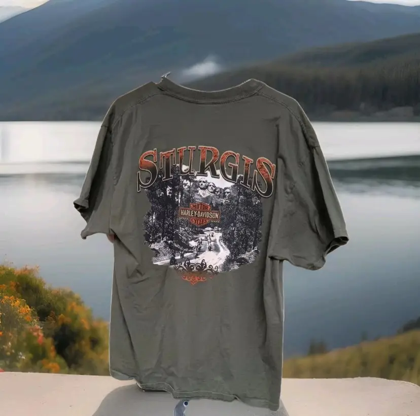 Harley Davidson Sturgis T-shirt XL South Dakota Mt. Rushmore President's Men's T