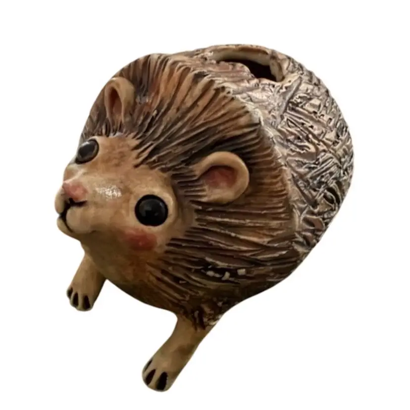 Felicia Nilson Maid Of Clay Hedgehog Vase