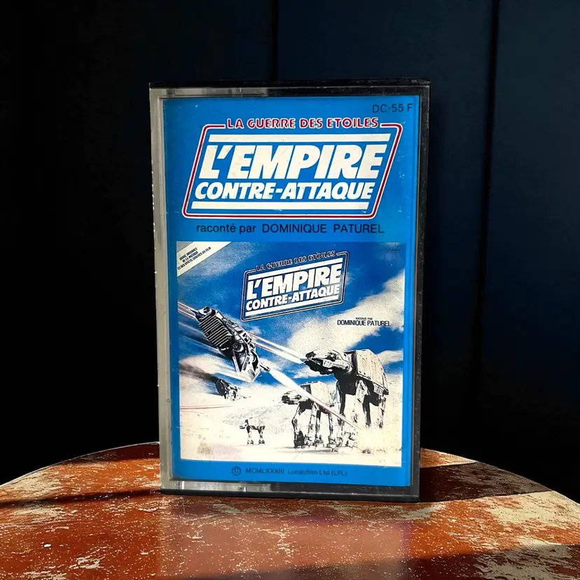 Rare Star Wars Empire Strikes Back Audio Cassette 1983 French Dominique Paturel