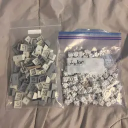 Feker Marble White Switches & Keycaps