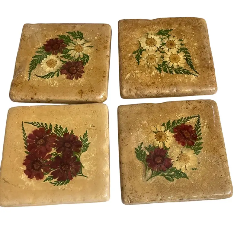 Handmade Coasters Set Of 4
