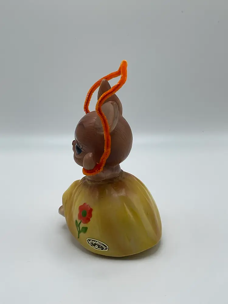 Vintage Josef Originals Bunny Rabbit Figurine Jumping Rope