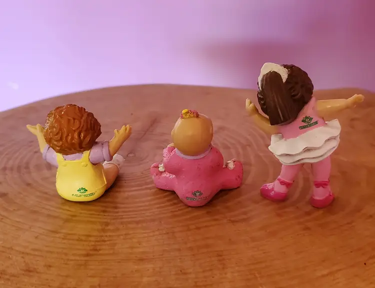 Vintage Cabbage Patch PVC Figures (set of 3)