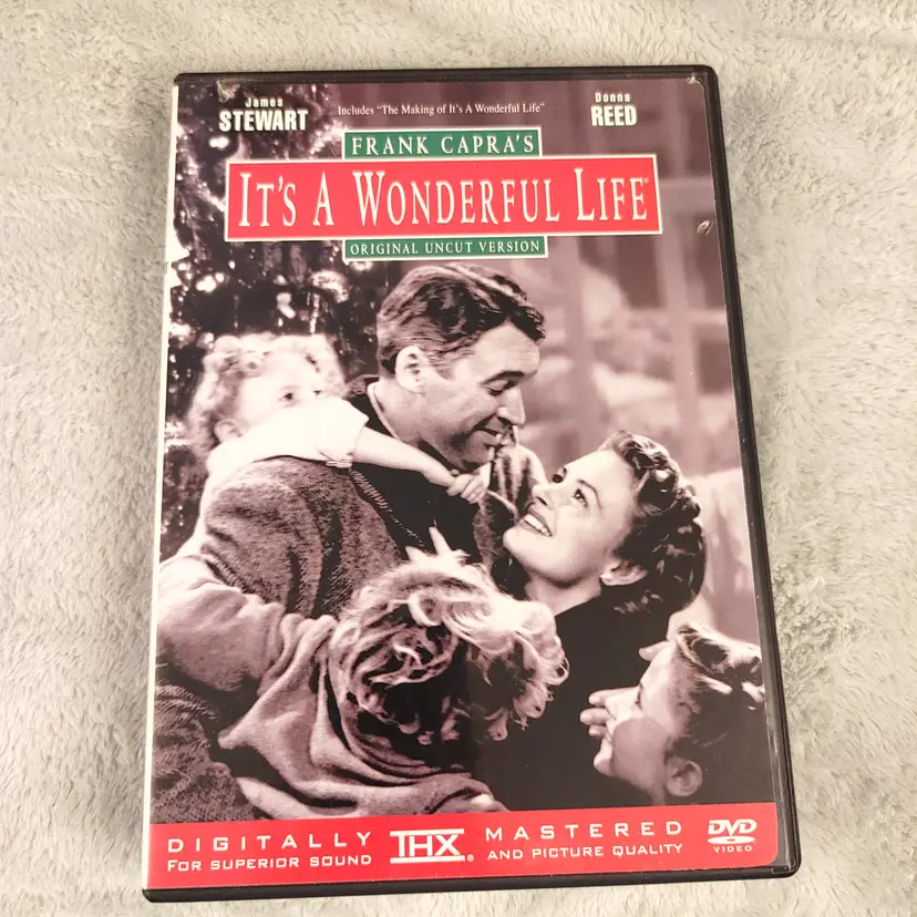 DVD. It's A Wonderful Life with James Stewart and Donna Reed. Used.