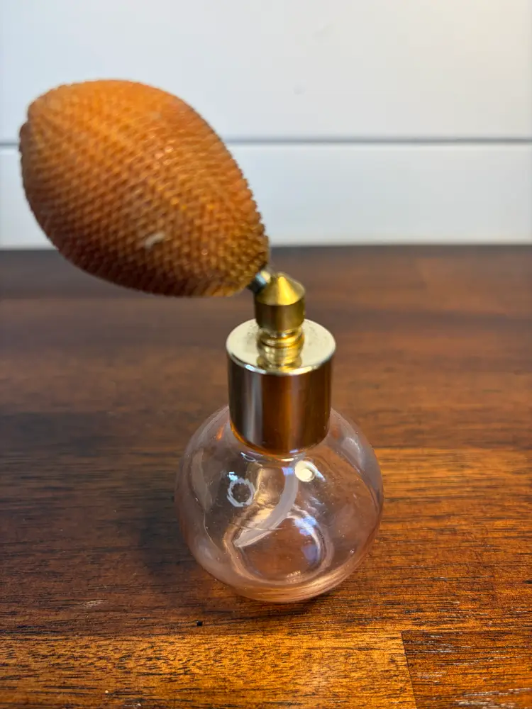 Vintage Floral Perfume Atomizer