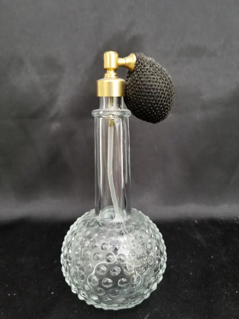 #74 Beauty Counselor Hobnail Glass Perfume Atomizer