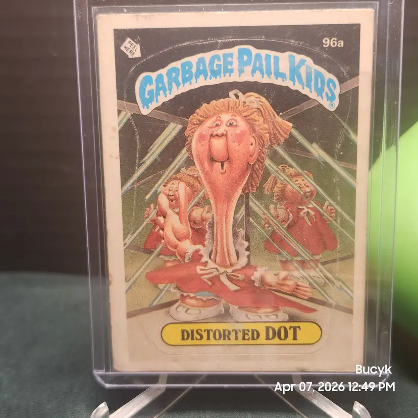 1986 Garbage Pail Kids - Distorted DOT #96a