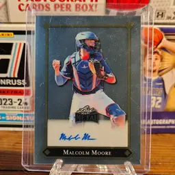 Malcolm Moore 2025 Leaf Metal Baseball Autograph /49 LGR-MM1