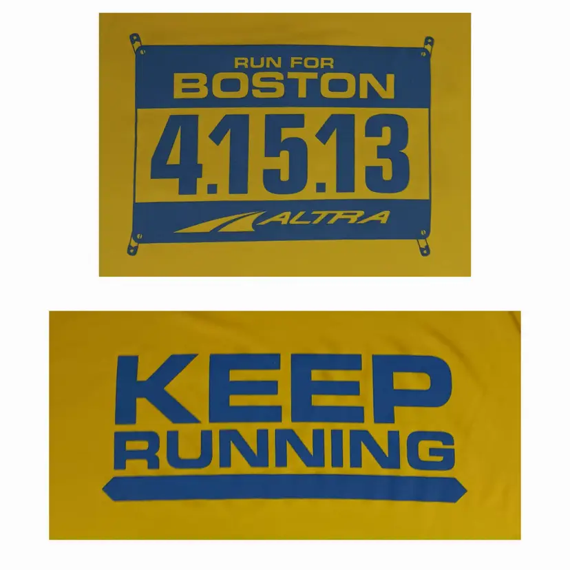 Boston Marathon 4/15/13 Keep Running t-shirt red sox new england patriots celtics