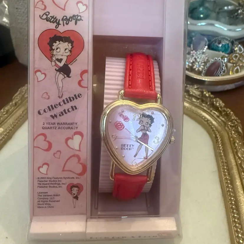 New In Box Betty Boop Watch Comes With New Battery