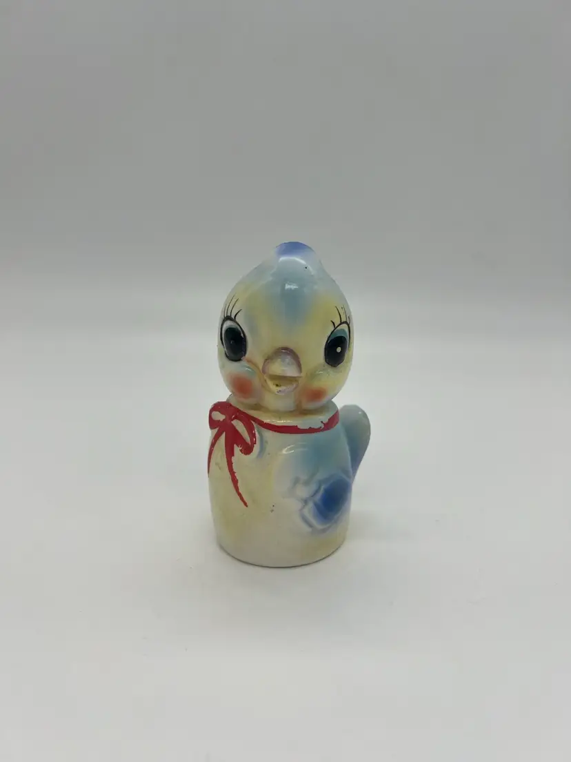 Vintage Commodore Japan Anthropomorphic Bluebird Noise Maker Single Shaker