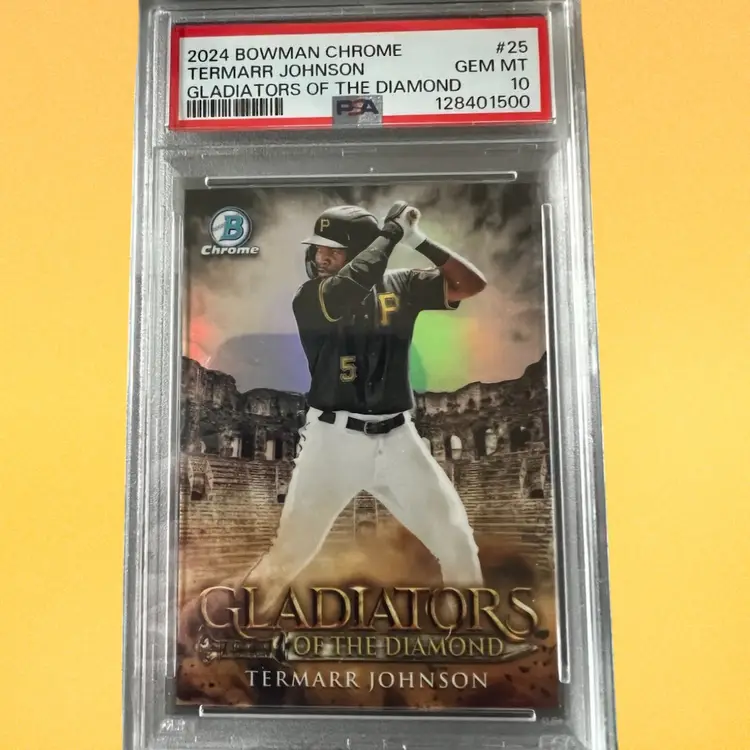 Termarr Johnson 2024 Bowman Chrome Gladiators Of The Diamond PSA 10
