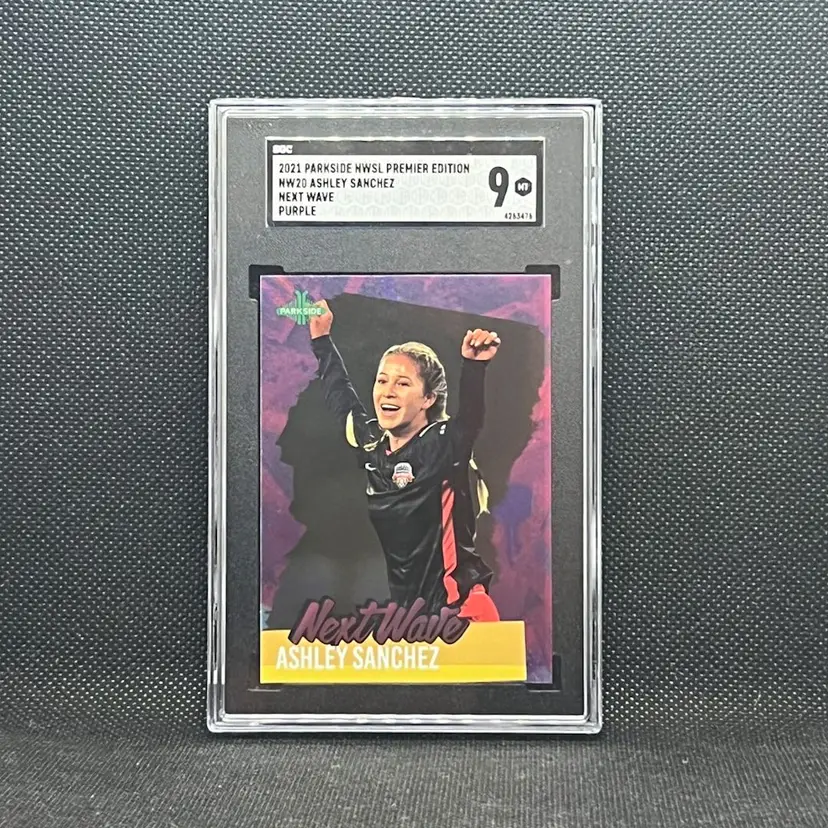 Ashley Sanchez 2021 Parkside NWSL Next Wave Purple /700 SGC 9 #NW20 Soccer Card