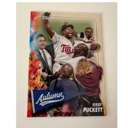 Kirby Puckett Autumn Tales Minnesota Twins