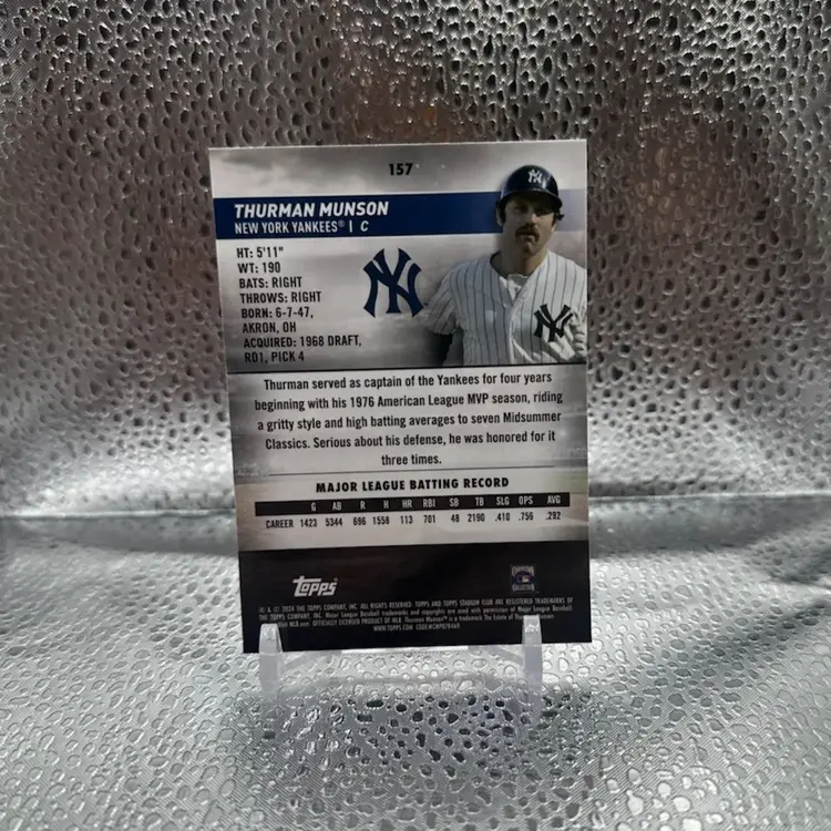 Thurman Munson New York Yankees Orange /99