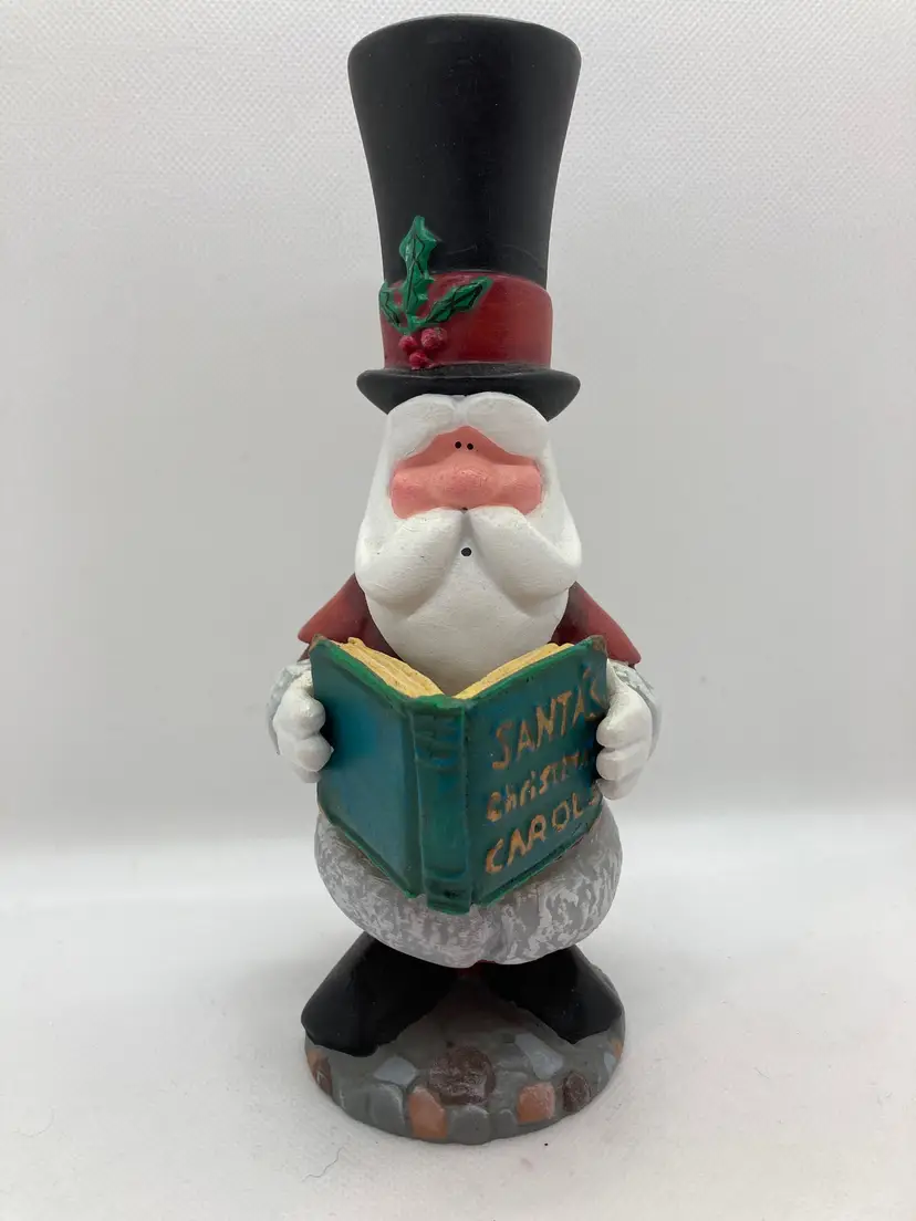 Vintage 1994 Santa Figurine J. Adams The North Pole Caroling Society AD2031