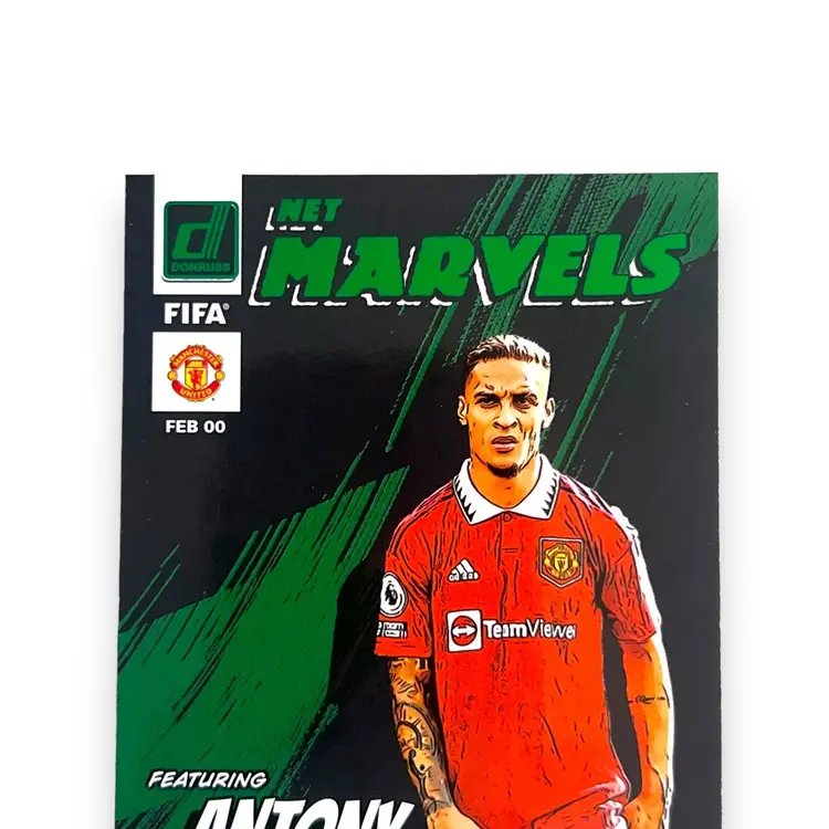 Antony Net Marvels Green 2022-23 Donruss Soccer Manchester United
