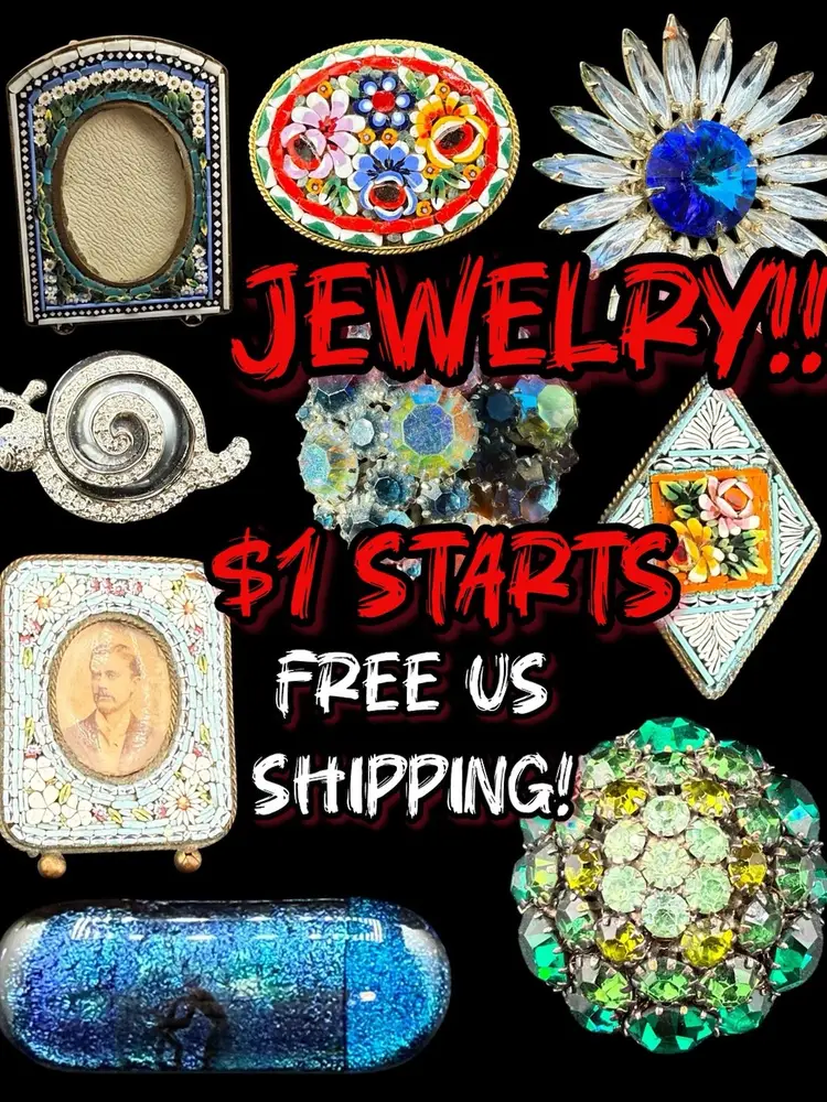 Micro Mosaics, Austrian, Dichroic, Rivioli! 