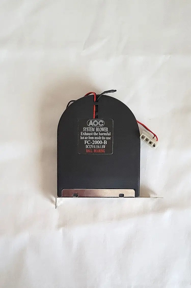 AOC FC-2000 System Blower - PCI Slot Case Exhaust Fan - Ball Bearing