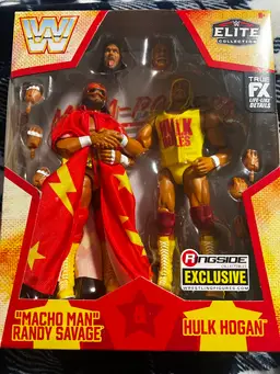 Mattel WWE Elite Collection Macho Man Randy Savage And Hulk Hogan NIB