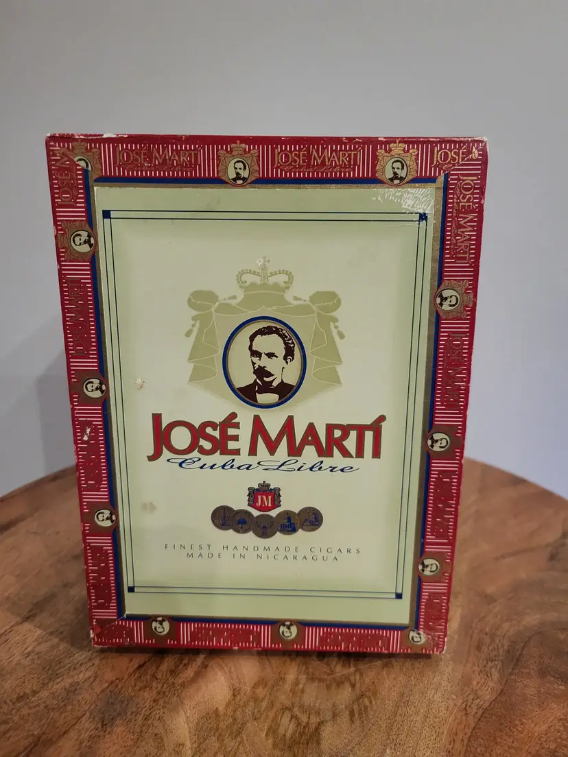 Jose Marti 1990s Wood Cigar Box Cuba Libre Robusta Extra Nicaragua