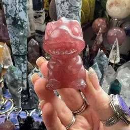 Cartoon Dino Strawberry Quartz