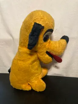 Pluto Plush 1960s, heavy, sawdust fill?