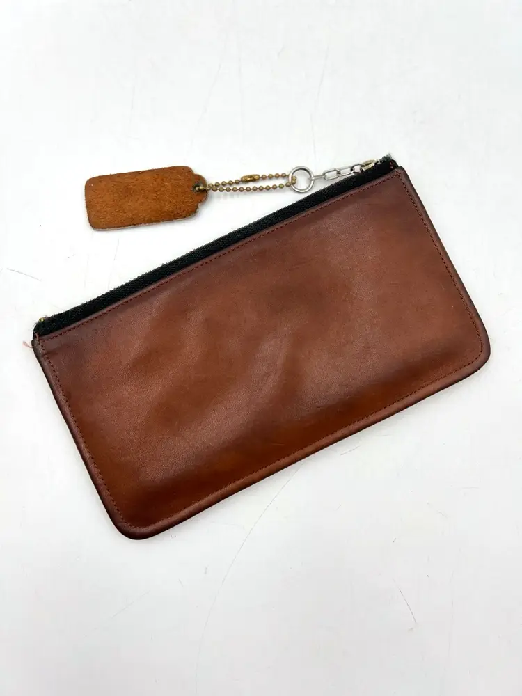 Coach Skinny Make Up Kit 7170 British Tan Leather