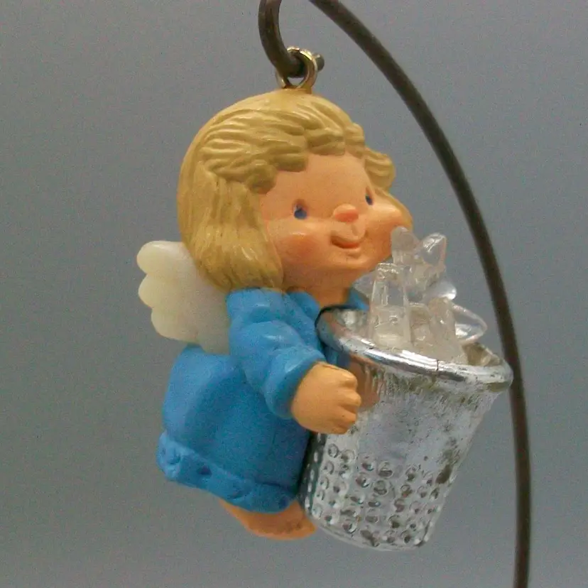Hallmark Keepsake Ornament 1984 Thimble Angel 7th in Series QX4304 No Box