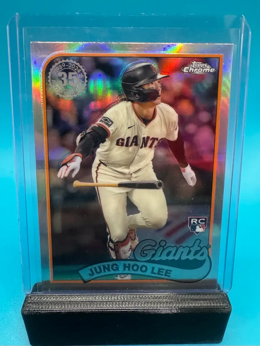Jung Hoo Lee Topps Chrome Update 35th Anniversary Refractor RC San Francisco Giants