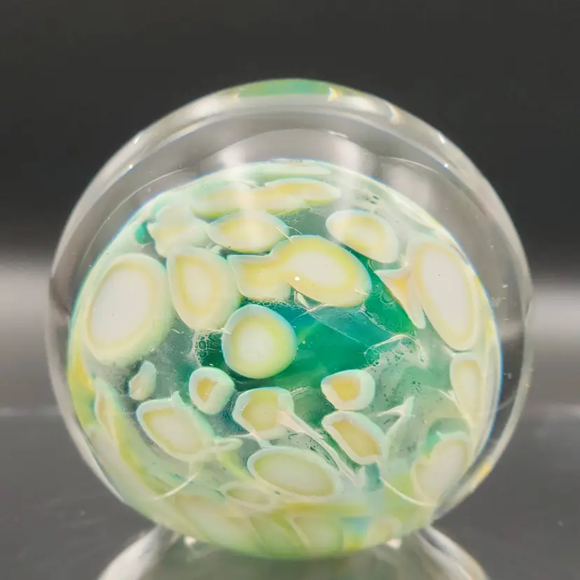 1986 Levay Art Glass Small Paperweight Signed Anton