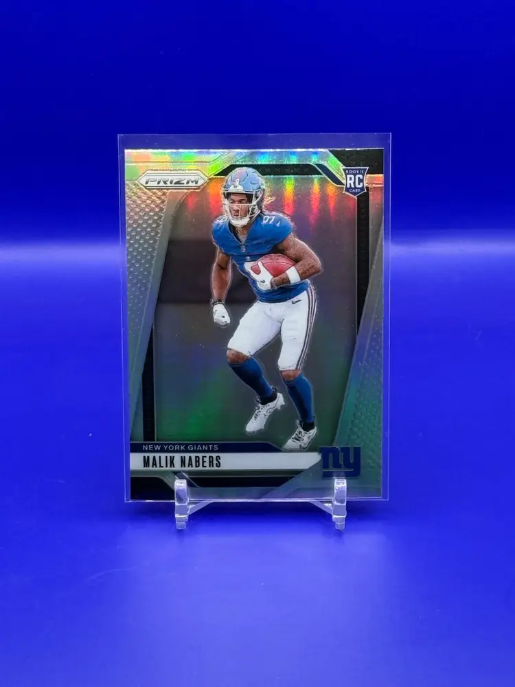 Malik Nabers Prizm Silver