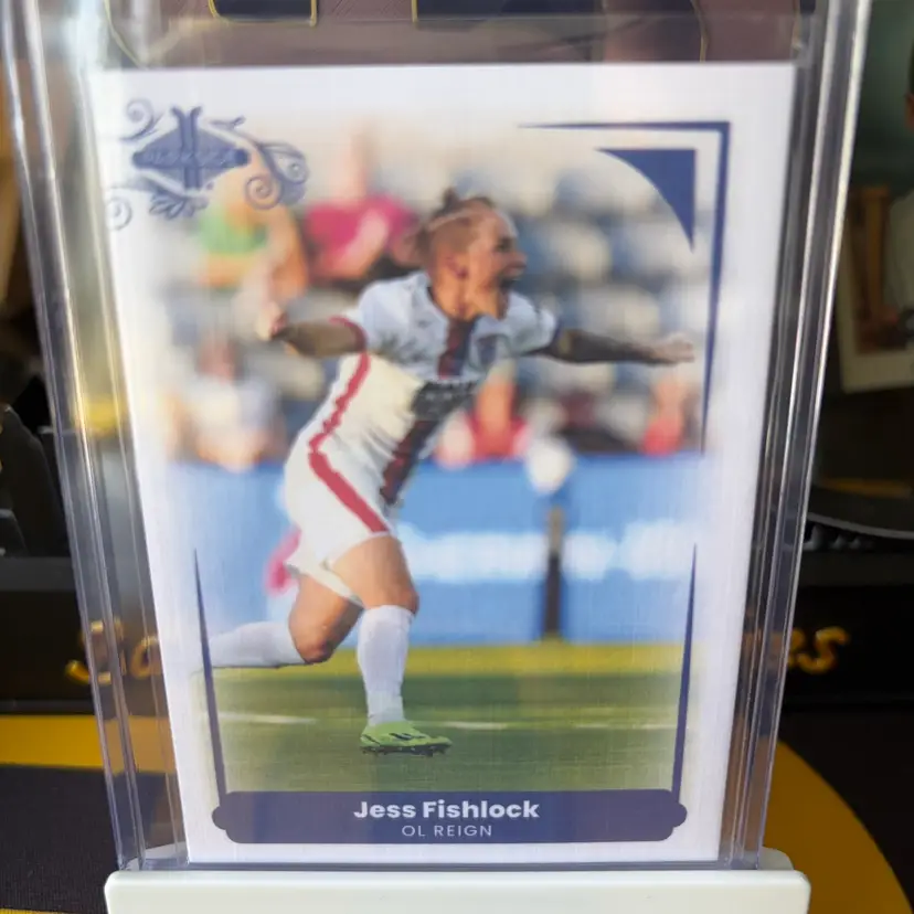 Jess Fishlock, #104, OL Reign, 2022 Parkside NWSL Paramount, 31/749, Soccer Card