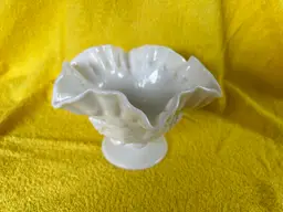 Westmoreland Ruffled Grape and Panel Compote