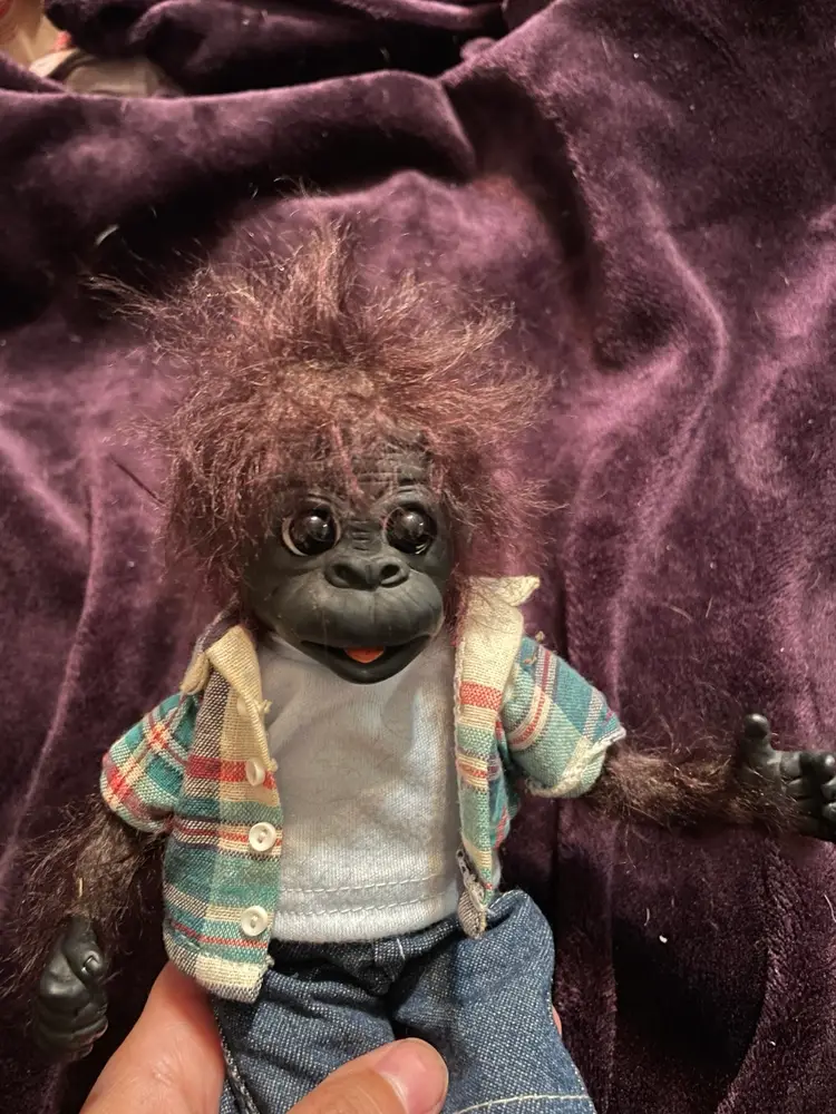 Ashton Drake Gallery Rollicking Roscoe Realistic Baby Boy Orangutan Monkey Doll