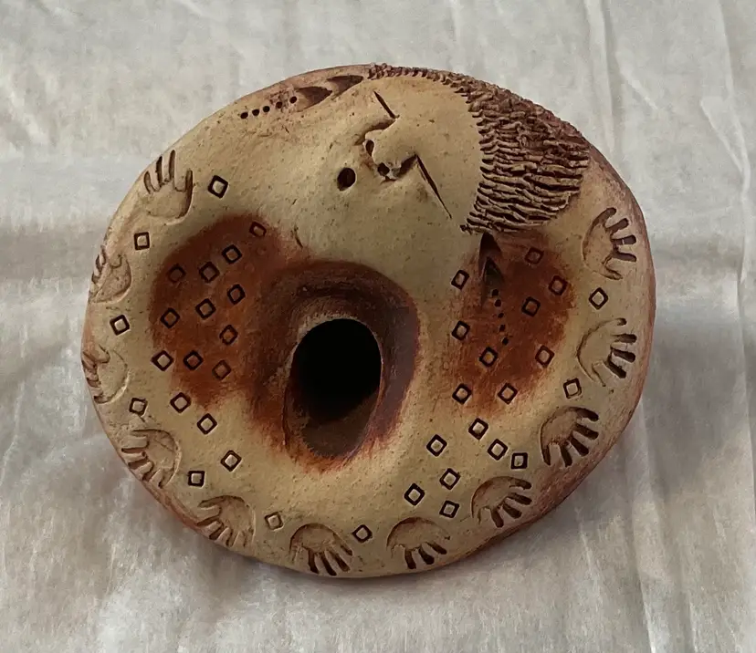 Bell Pine Art Farm “Birthing Goddess” 1” high, 2” wide, 1” deep