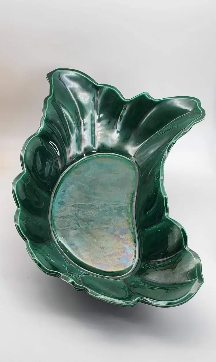 California Console Bowl Serving Dish Marked Claire Lerner 1950