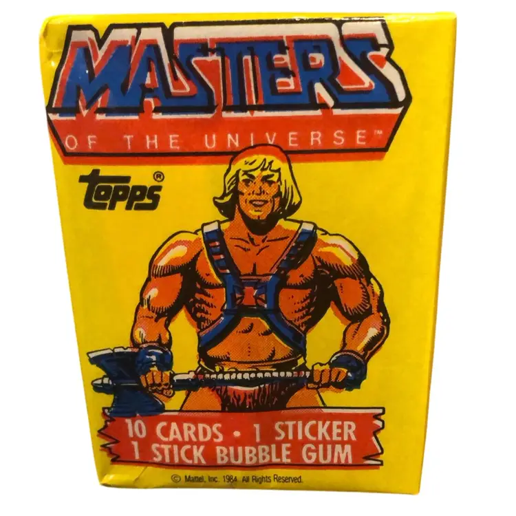 MOTU Heman 1984 Topps Sealed Wax Pack
