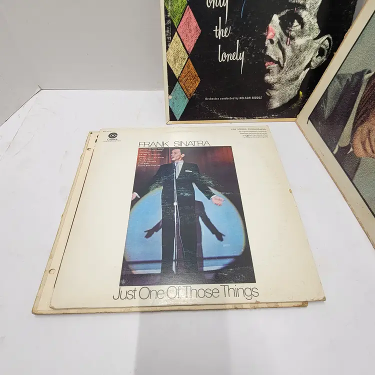 lot of 4 untested frank sinatra sold as wall art or display